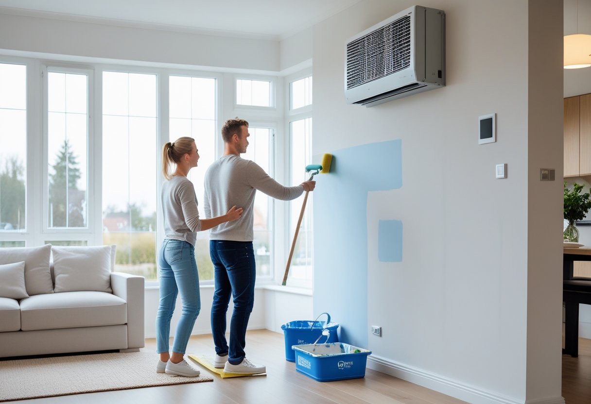 Energibesparelser i hjemmet med varmepumper og malerarbejde i Valby